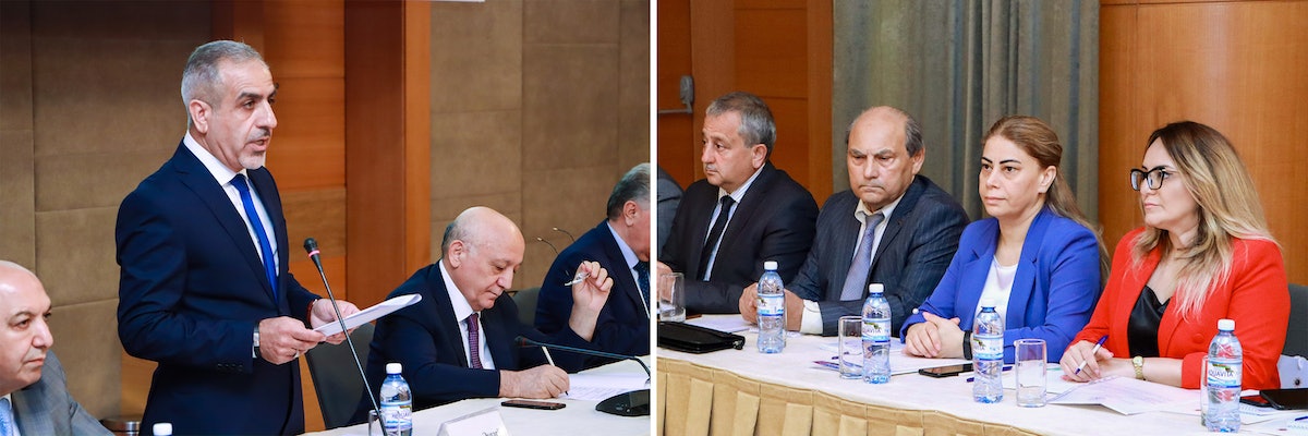 En Azerbaïdjan, des discussions au cours d’une conférence nationale organisée par le Comité d’État pour les relations avec les organisations religieuses ont souligné le rôle important des quartiers dans le renforcement de l’harmonie sociale. « La coexistence pacifique commence au cœur de l’individu, de l’intérieur de sa maison, dans son quartier », a déclaré M. Asgarli (à gauche), un membre du Bureau des affaires extérieures des bahá’ís d’Azerbaïdjan.