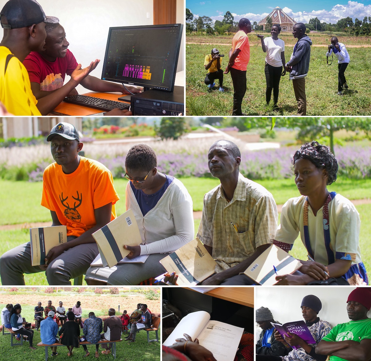 Au Kenya, un groupe de jeunes a enregistré et partagé des programmes par le biais de plateformes de messagerie qui tissent ensemble des aperçus et perspectives de personnes d’horizons divers, enrichissant les conversations sur les thèmes du progrès social.