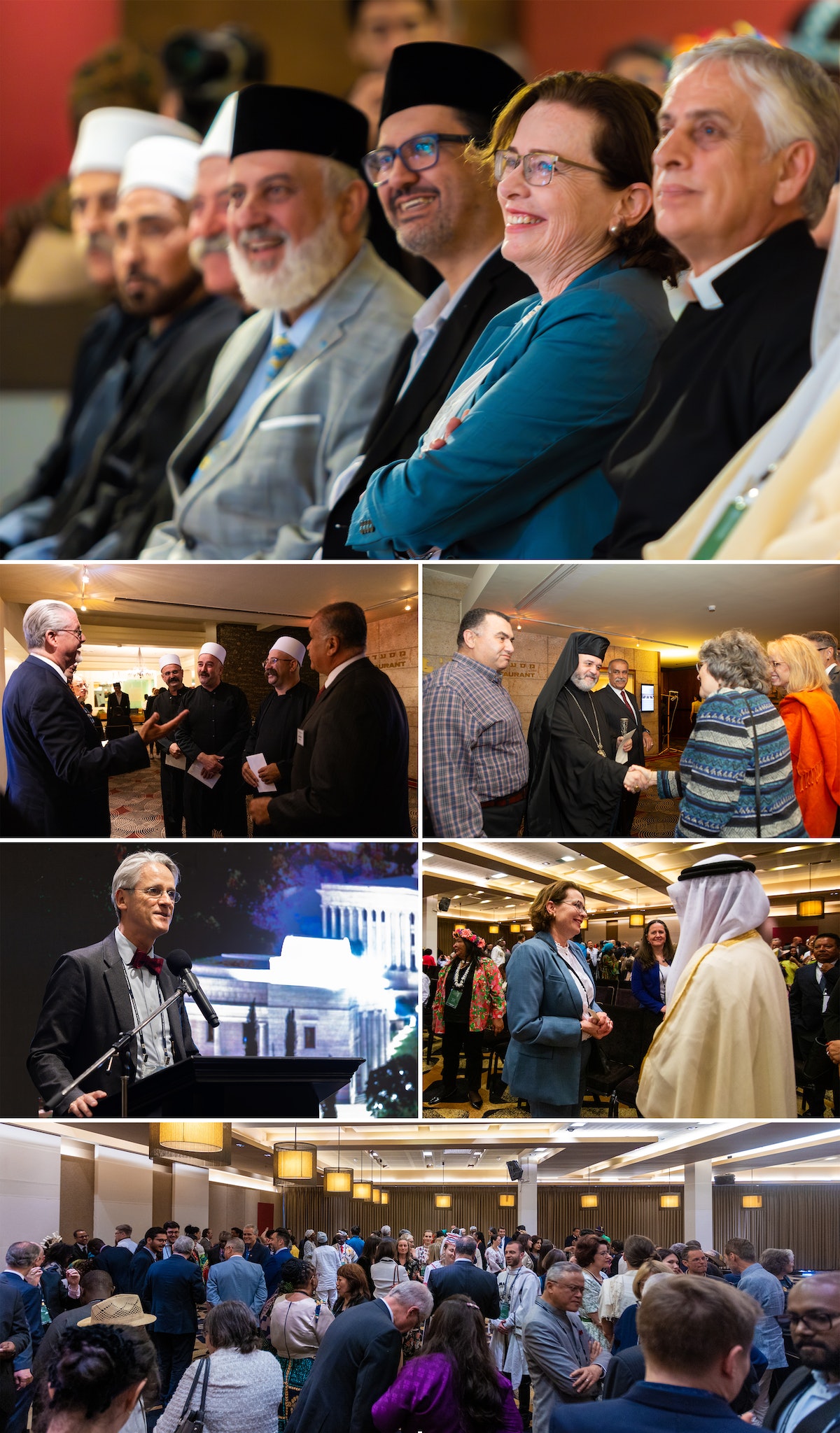 Une réception exceptionnelle a réuni des dignitaires de Haïfa et des délégués bahá’ís participant à la Convention internationale bahá’íe. La maire de Haïfa, Einat Kalisch-Rotem, a exprimé sa profonde gratitude pour l’opportunité qui lui était donnée de s’adresser au groupe diversifié et son admiration de longue date pour la foi bahá’íe. « C’est un honneur pour moi d’être ici devant vous en tant que maire de Haïfa, la ville où se trouve l’un de ses symboles emblématiques et l’un des lieux les plus sacrés et spirituels de la communauté bahá’íe. Le Centre mondial bahá’í, y compris le tombeau du Báb et les terrasses, est un symbole de l’engagement bahá’í en faveur de l’unité, de la paix et de l’égalité. »