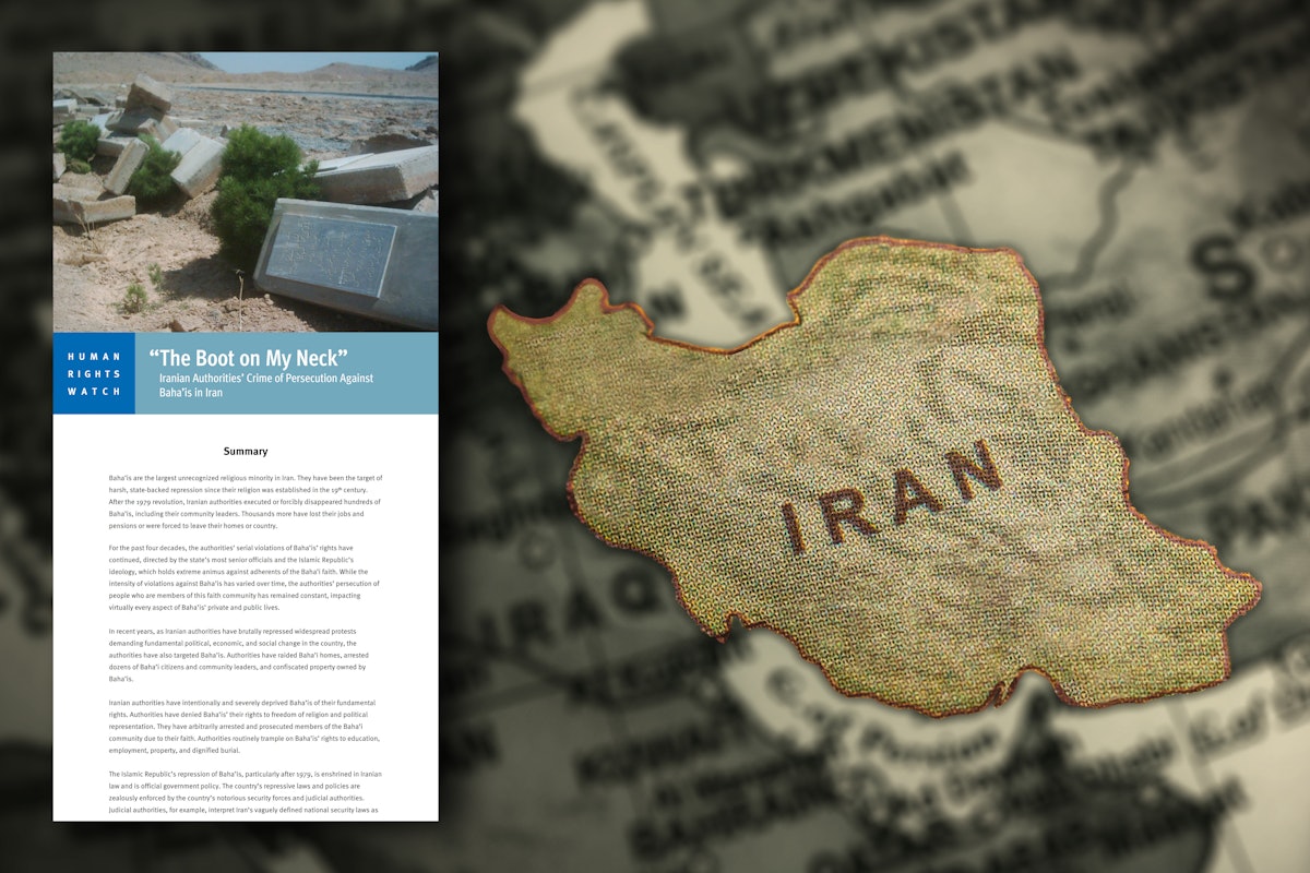 « Human Rights Watch » documente les lois, politiques et pratiques discriminatoires utilisées par le gouvernement iranien pour violer les droits de l’homme des bahá’ís dans le pays.