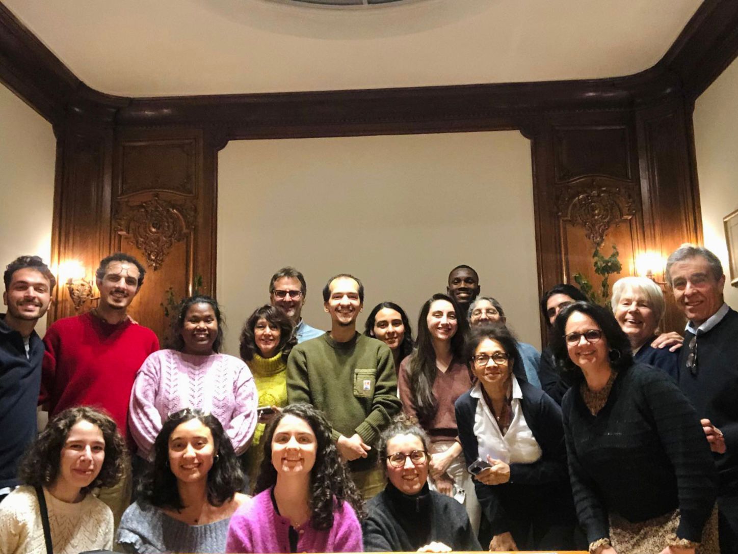 Les participants de l’évènement La Fresque de la Fraternité.